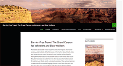 Desktop Screenshot of barrierfreegrandcanyon.com