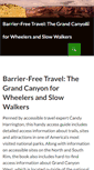 Mobile Screenshot of barrierfreegrandcanyon.com