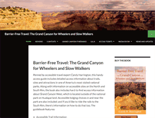 Tablet Screenshot of barrierfreegrandcanyon.com